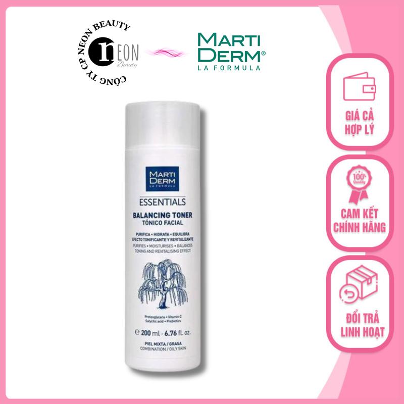 Nước Cân Bằng Làm Sạch Chứa BHA & Prebiotics MartiDerm Essentials Balancing…