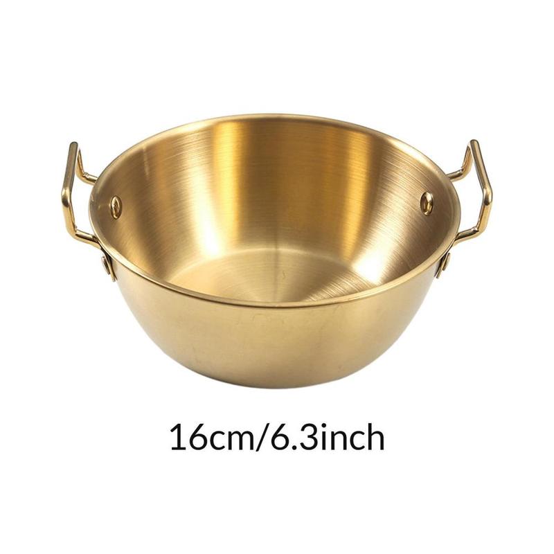 Nồi Nấu Mì Ramen, Nồi Súp Kim Chi, Nồi Nấu Súp Bằng Thép Không Gỉ, Thích Hợp Cho Bếp Ga, Bếp Du Lịch RV Ngoài Trời, Nồi Đầu 2