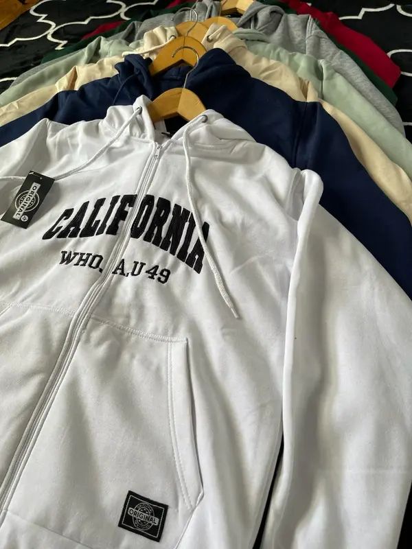 Jaket Hoodie WHO.AU Zipper California Premium Quality Unisex 2