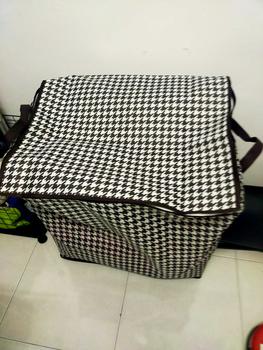 Product Review of Beg simpanan selimut, bahan bukan tenunan tahan debu, beg penjimatan ruang almari pakaian kotak simpanan tempat tidur mudah alih bergerak, penyimpanan perjalanan, zip boleh dilipat, penyimpanan mampatan selimut pakaian Putih Supplies kalis habuk pakaian from S**4 3