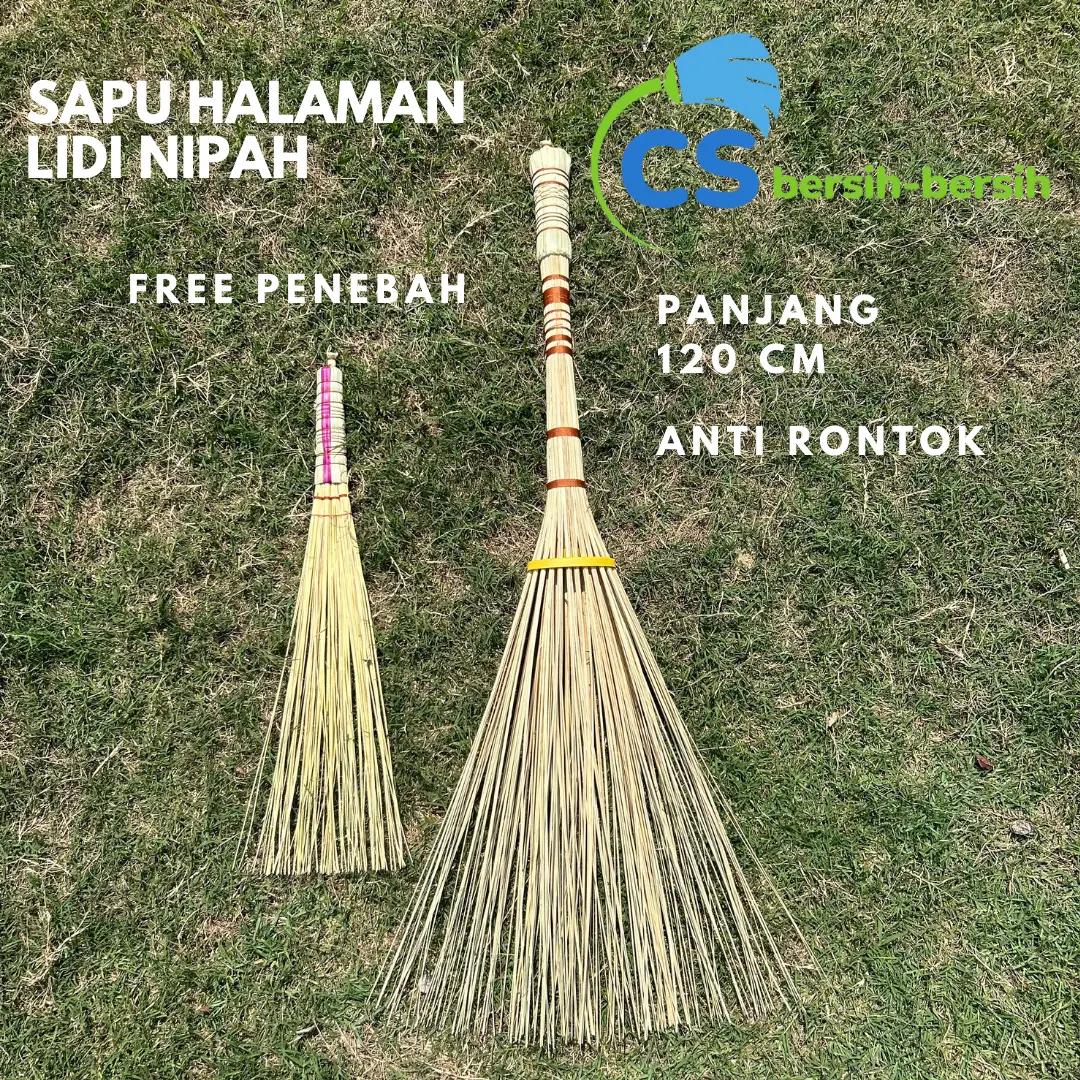 [COD] Sapu Lidi Nipah Anti Rontok Dan Kokoh Sapu Halaman rumah Asli dari Lidi Nipah Sapu Taman Sapu Garuk Halaman