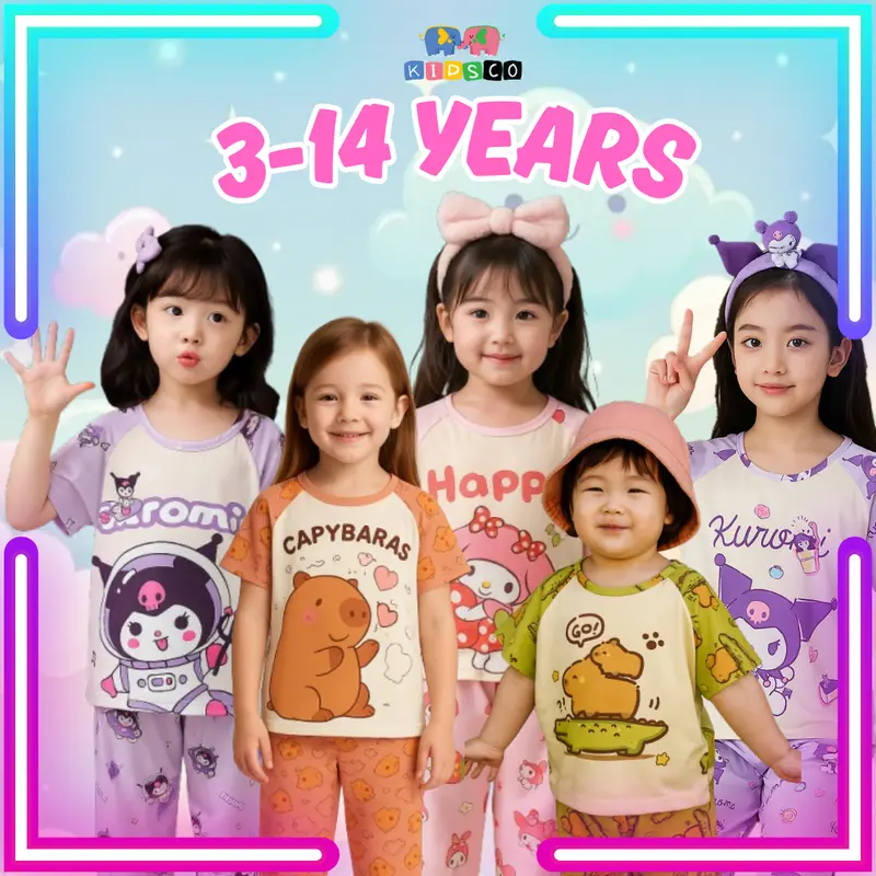 Poney Girls White Loungewear PLG32 AS LW TikTok Shop Malaysia