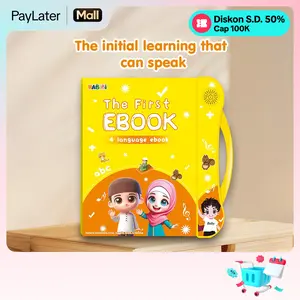 Habibi EBook Muslim Edukatif Anak 3+ 4 Bahasa Membaca Mendengar Menulis Mudah Menghafal Asmaul Husna Huruf Alfabet Doa Harian Pelafalan Huruf Hijaiyah Interaktif Lengkap dalam 1 Buku