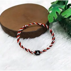 GELANG TRIDATU ASLI BALI  INISIAL A-Z KOTAK Bracelet Couple Tali