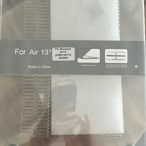 Case Crystal Laptop 13 Inch Support Case Mac Epel Clear / Bening / Transparan casing Mac New Air M1 New Air M2 M3 Air M4 A3240New Pro 13 Inch 2020 2021 2022 2023 2024Computer Laptop silikon Pc hard casing  untuk  laptop alas garskin  laptop full  body