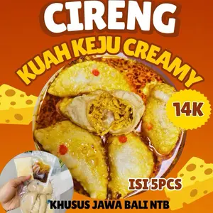Cireng Kuah Keju Creamy + Chili Oil Isi 5pcs Khusus Jawa Bali NTB Hanya 14K