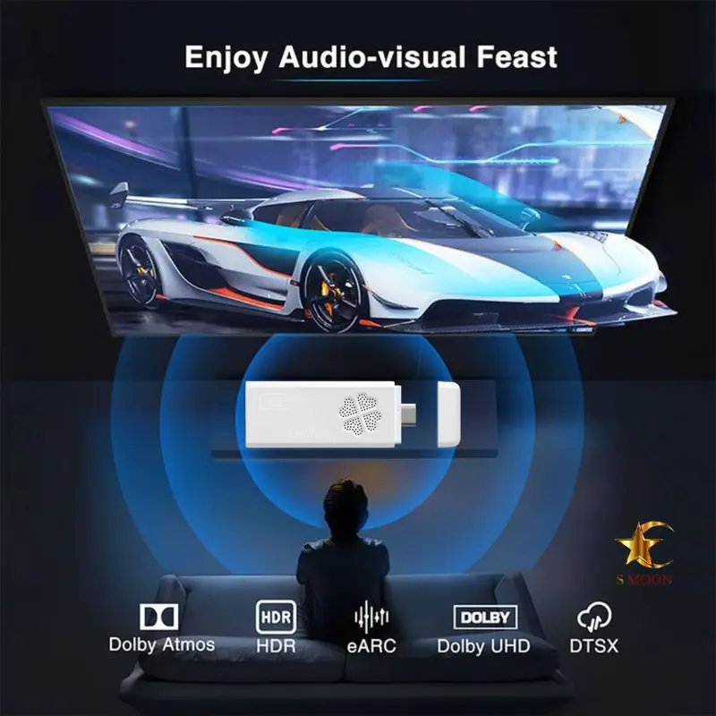SMOON118P - PLAYGAME - DOUBLE STICK - 30.000+ GAMES - FOR TV + COMPUTER + PROYEKTOR - NO NEED WIFI 7