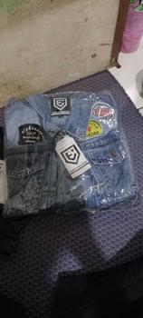 Product Review of Jaket Jeans Pria Model Tempel Full Bordiran Bahan Denim Leher Kerah Tinggi from M** L**🇨 0