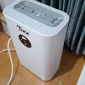 TIXX Dehumidifier 3-in-1 2.5L Tangki Air Visual Purifikasi Ion Negatif Aromaterapi Mode Kelembaban Konstan Cerdas Suara Rendah ≤45dB Hemat Energi 65W Cocok Untuk Rumah 30-60m² Aman Untuk Keluarga