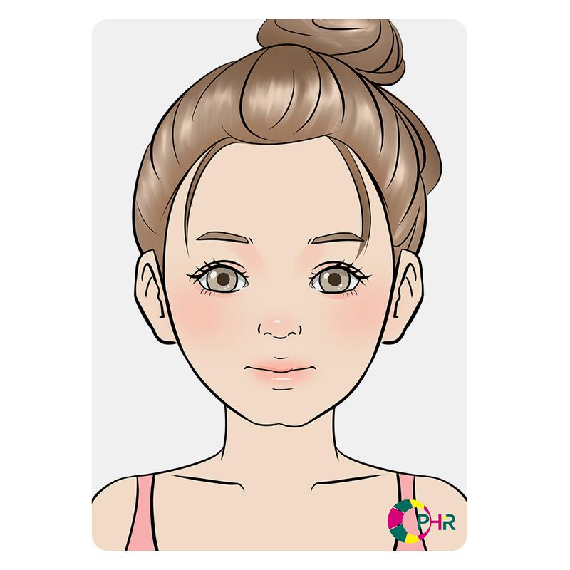 Product Introduction of OPHIR TOGUSH A4 Face Paint Practice Board, Reusable Colored Makeup Practice Template 6