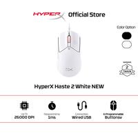 Gambar HyperX Mouse Wired Gaming Pulsefire Haste 2 - Black / White 26000 DPI 6 Buttons RGB LED Lightweight Ergonomic Original Non Silent Ringan - Black dari HyperX Indonesia Kota Administrasi Jakarta Utara 2 Tokopedia