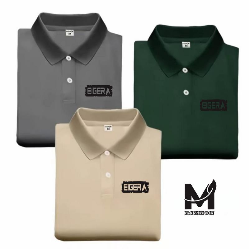 Beli 1 Dapat 3 Pcs ( PROMO COD ) Kaos Keren Polo I ger I Sp I III Black Pria Distro -Shirt Distro I Polo Dewasa Premium 8