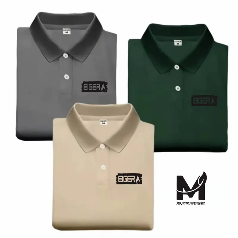 Beli 1 Dapat 3 Pcs ( PROMO COD ) Kaos Keren Polo I ger I Sp I III Black Pria Distro -Shirt Distro I Polo Dewasa Premium 8