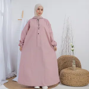 EXCLUSIVE Jas Hujan Gamis Syar'i Wanita PVC Press Anti Rembes