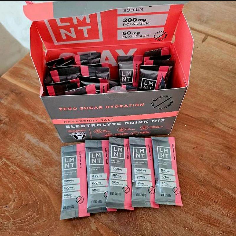 LMNT Electrolyte Drink Mix Raspberry Salt 08/2025 - Shop | Tokopedia
