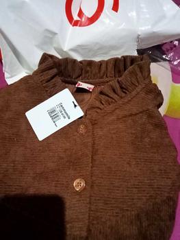 Product Review of Cammomile NEW BERRY outer corduray lengan polos 2307011 atasan wanita kekinian jaket wanita korean style from a**h 1
