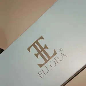 ELLORA EG-3245 Sepatu Wanita Hak Chunky Heels 2.5cm Bahan Tweed sepatu mary jane  korean style