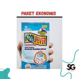 ( Paket 6 Pcs) Koolfever Bayi Anak Plester Demam Anak Dan Bayi- renceng ekonomis Anak-Anak