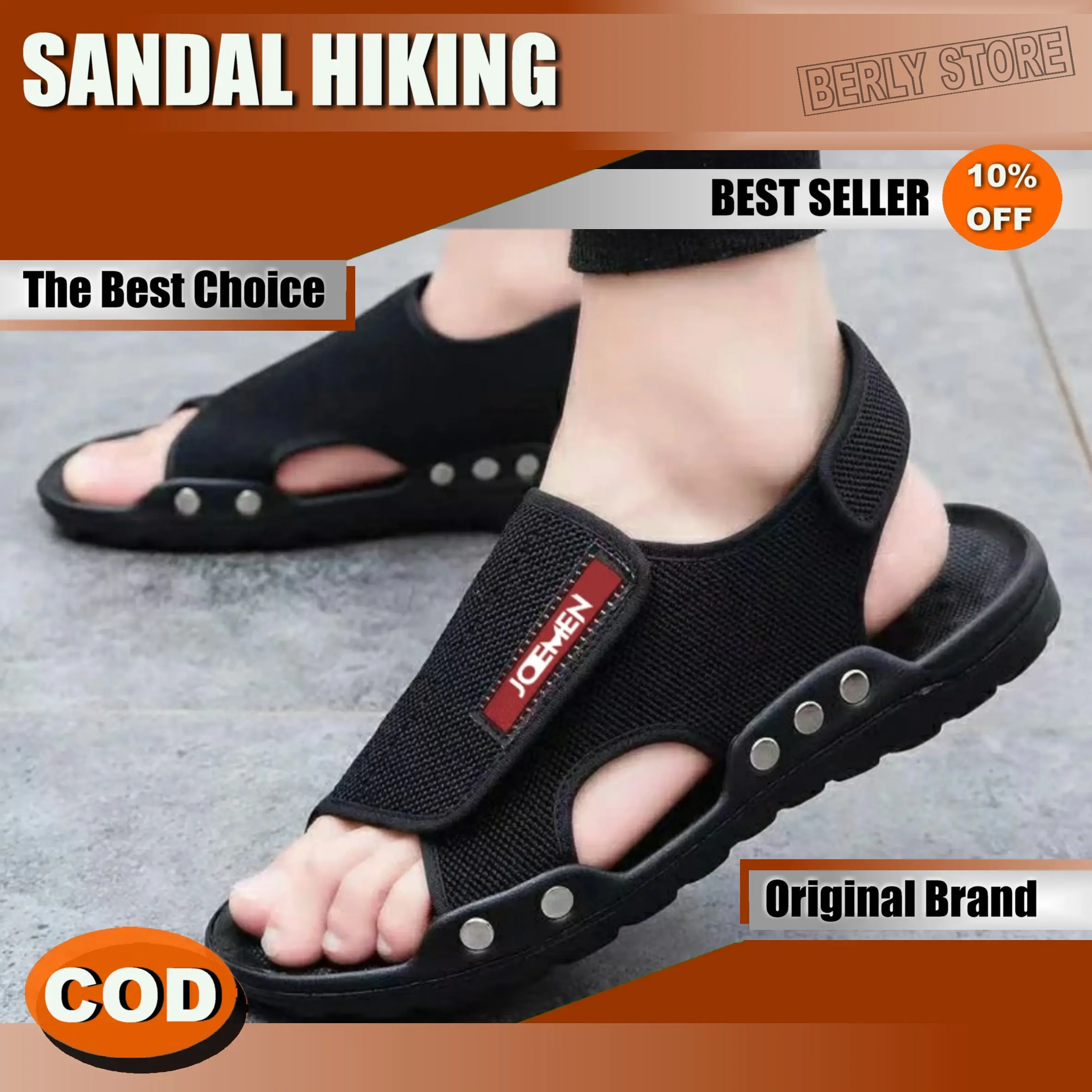 SANDAL HIKING PRIA S 24 ORIGINAL IMPORT SANDAL GUNUNG
