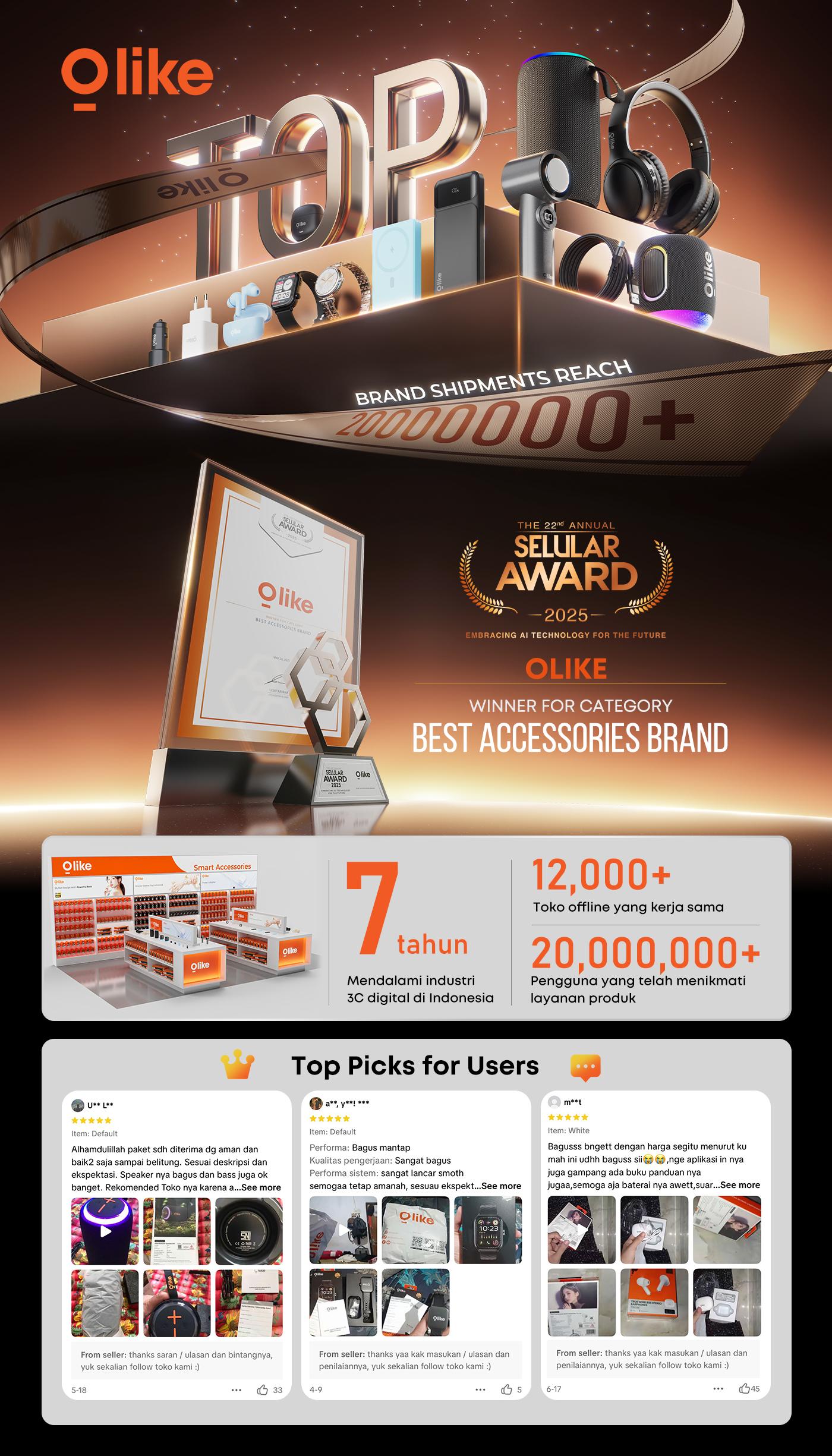 [EXCLUSIVE TONI CU] Olike Mini TWS T100S Bass True Wireless Earphone Bluetooth 6.0 Low Latency Driver 13mm Playtime 38 Hours IPX4 Waterproof Garansi 12 Bulan