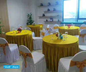 Cover Meja Bulat Diameter 120 cm Tinggi 75 cm