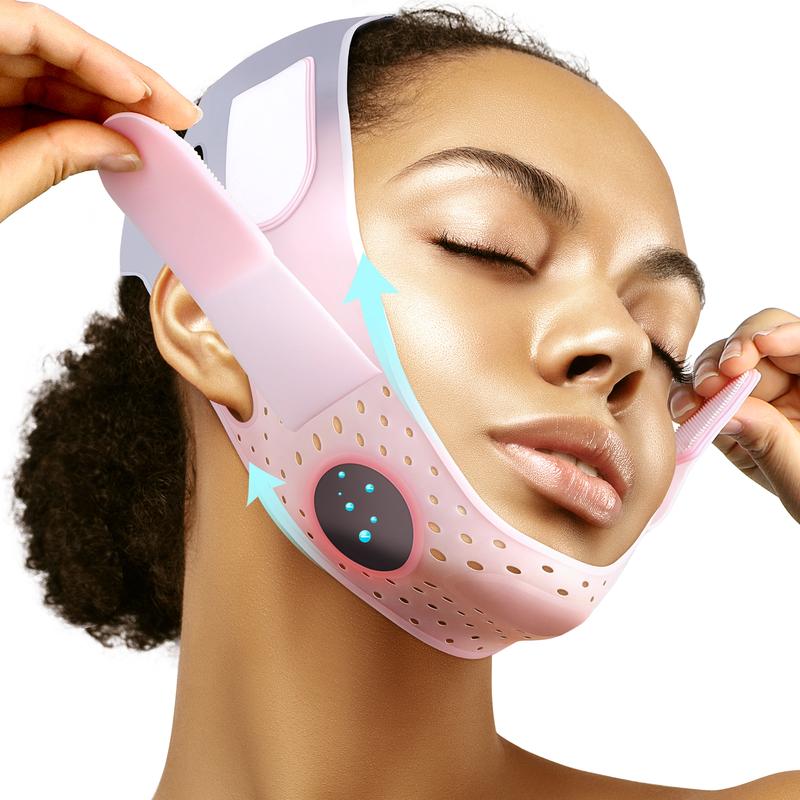 Product Introduction of JUSRON Double Chin Reducer V Line Face Lifting Tape Face Strap, Soft Silicone Chin Strap Face Shaper to Removing Double Chin for Women and Men 0