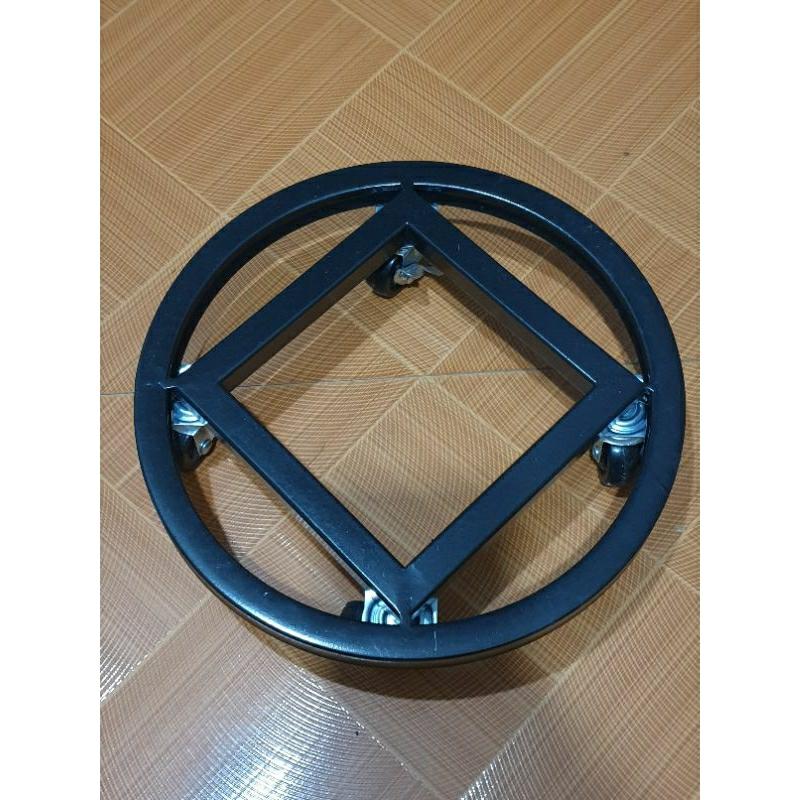  Đế chậu cây có BÁNH XE CAO SU đường kính 30cm chịu tải 80kg chau trong 