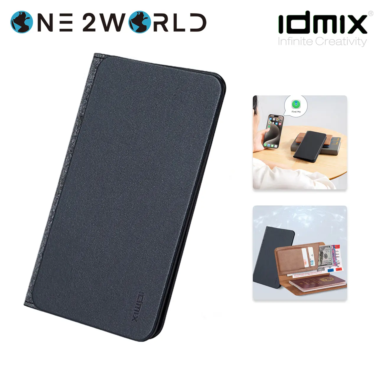IDMIX Air 02 Smart Location Passport Card Holder