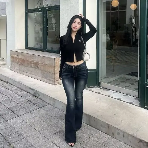 Highwaist Cutbry Jeans Retro Wisker Spray_Celana Jeans Panjang Cutbry Premium Wanita Cutbry Jeans Retro Vintage 5