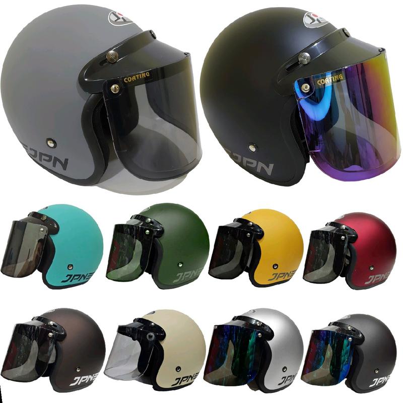 Helm Bogo Jpn Origina Kaca Datar Cembung Motorcycle 1