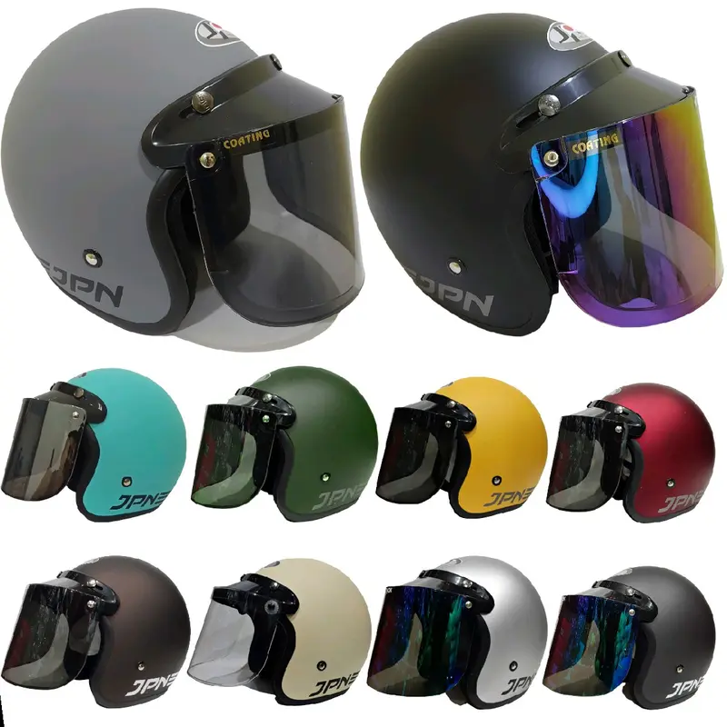 Helm Bogo Jpn Origina Kaca Datar Cembung Motorcycle 0