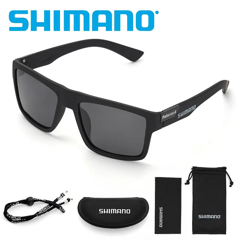 SHIMANO Polarized Fishing Sunglasses Goggles Men's Driving Shades Male Sun Glasses Hiking Fishing Classic Sun Glasses UV400 Eyewear