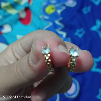 Product Review of Yaxiya Anting Jepit / Klip Wanita Mata Satu Simpel Perhiasan Aksesoris 764 from M**🥀 3