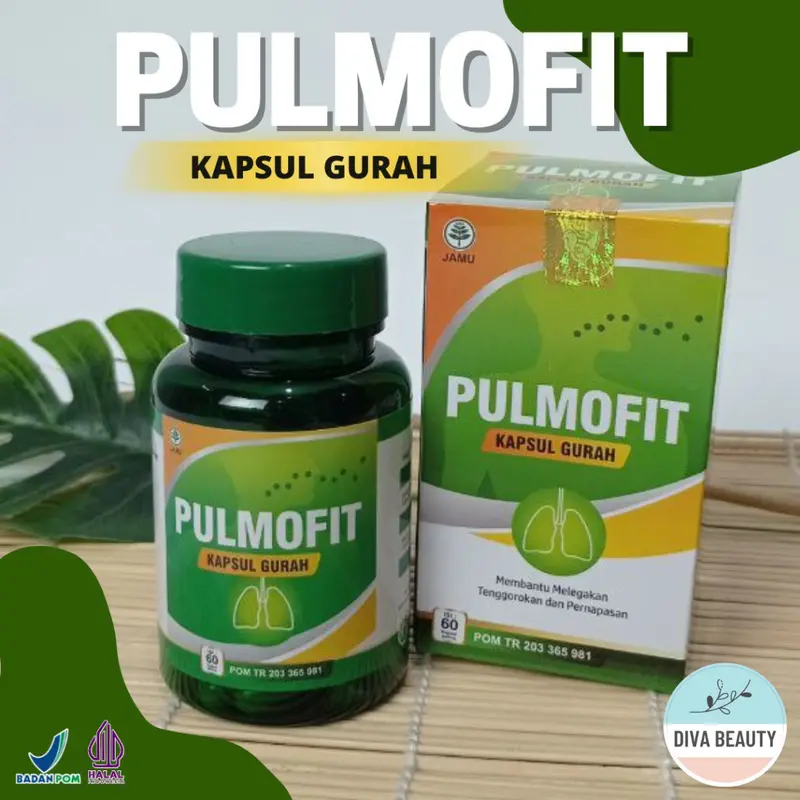Pulmofit Kapsul Gurah Pulmofit 60 Kapsul Membantu Menjaga Masalah Pernafasan Dan Batuk 3