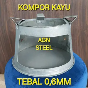 KOMPOR KAYU 0.6MM Tebal / Tungku Kayu Bakar/ Kompor Klasik