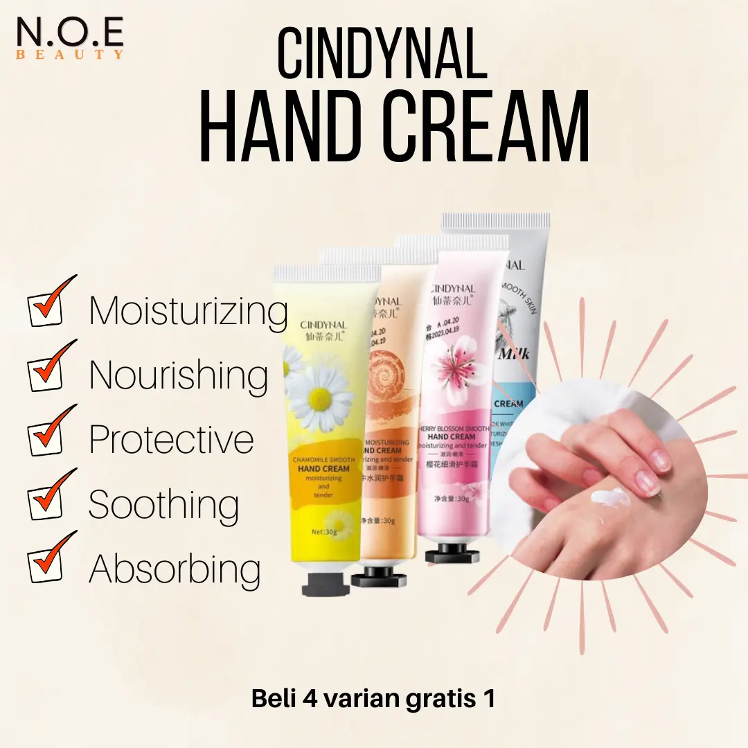 CINDYNAL - Hand Cream/ Lotion Tangan Original, Kering & Pencerah