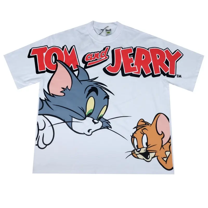 TOM AND JERRY KARTUN COMIC KAOS OVERSIZE COMBED 20S 3