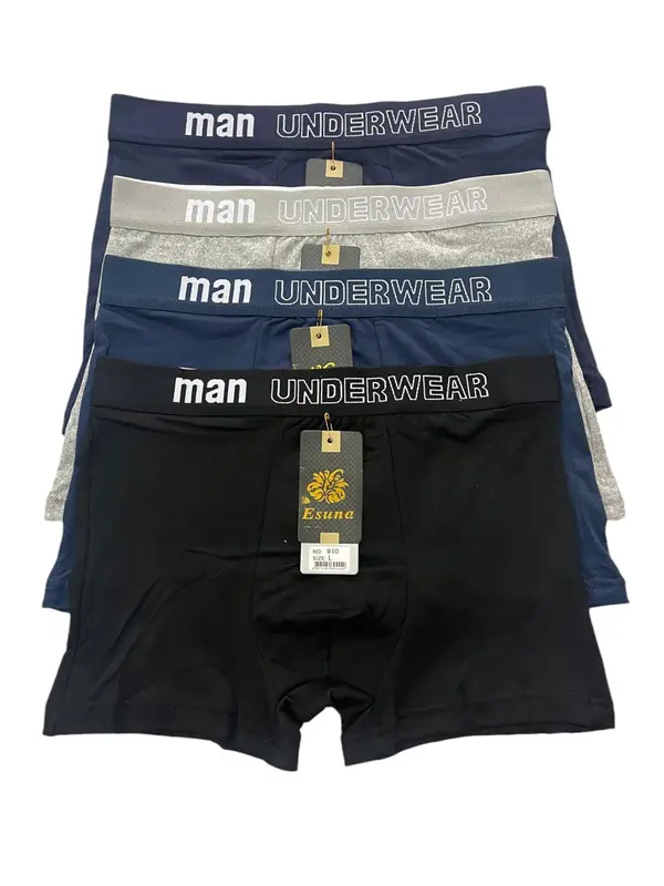Boxer Pria Katun Laki-Laki Kotak 3-6pcs Motif Cowok Pendek Remaja Dewasa 4