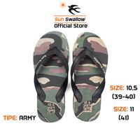 Gambar Sandal Jepit Karet Pria Sun Swallow Army Sendal Motif Tentara Warna Coklat Size 10,5 11 Ukuran 39 40 41 - 10,5 (39-40) dari Sun Swallow Sandals Kota Administrasi Jakarta Utara 1 Tokopedia