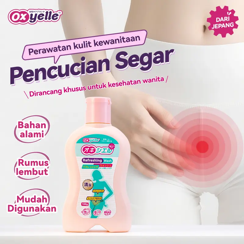 Oxyelle Perawatan Kewanitaan Tekstur Menyegarkan Tidak Lengket