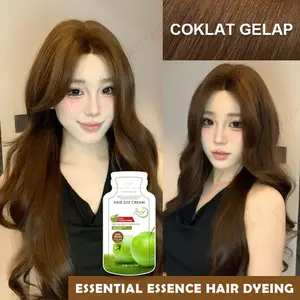 COD【5bungkus x 30ml +Sarung tangan gratis】Pewarna rambut yang berasal dari tumbuhan untuk memudahkan pewarnaan rambut di rumah【COD】 Dye