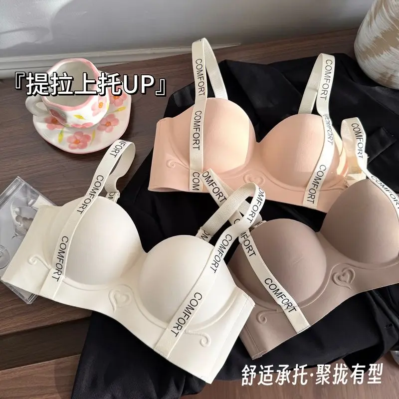 Áo Ngực Liền Mạch, Chất Lượng Cao, Đồ Lót Nữ, Không Dây, Đồ Lót, Nửa Cúp, Áo Ngực Nâng Ngực 5