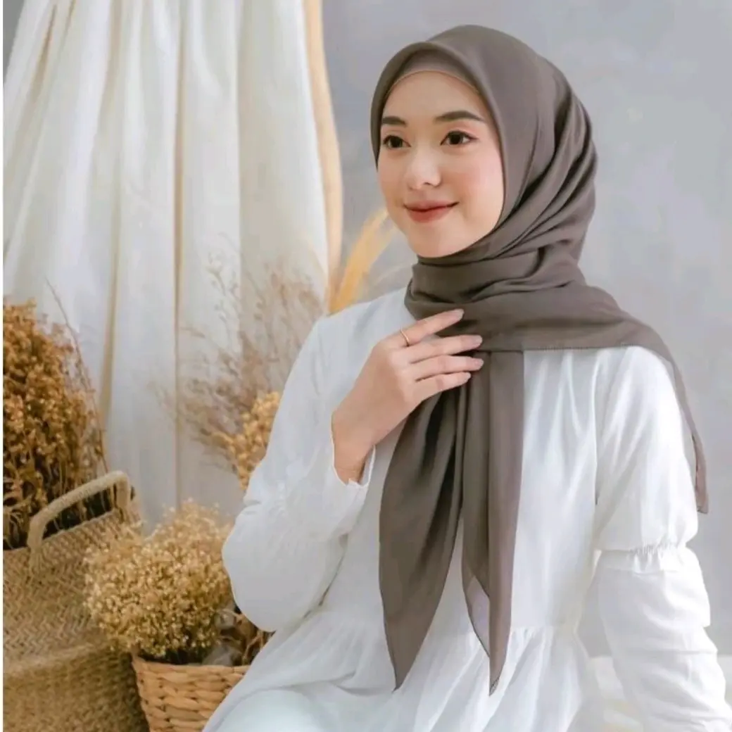 Hijab Segi Empat Paris Jadul | Paris Jadul Muslim Kerudung | Paris Varisha