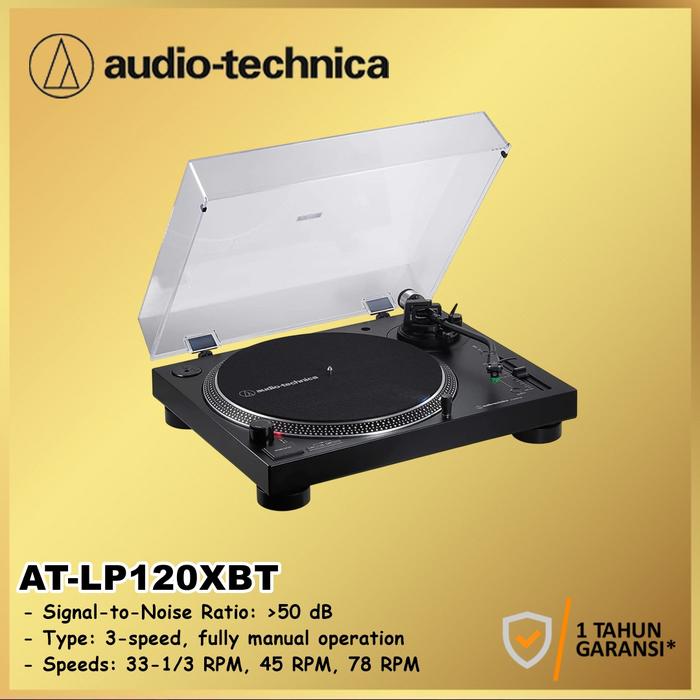 Gambar Audio-Technica AT-LP120XBT-USB LP120X BT LP120 XBT LP 120X BT Direct-Drive Turntable (Analog, Wireless & USB) dari Dunia Mas Computer Kota Administrasi Jakarta Barat Tokopedia