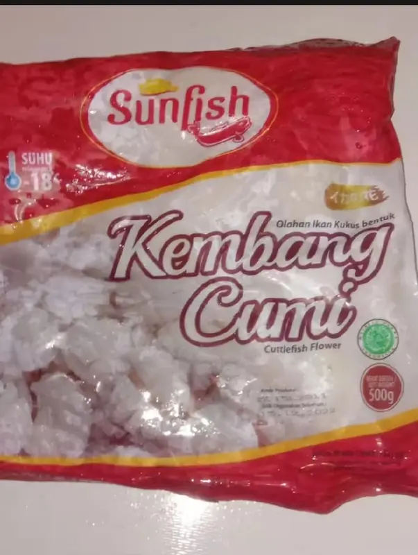 Sunfish kembang cumi seafoods bakar Frozen Makanan Laut Ikan Segar 5