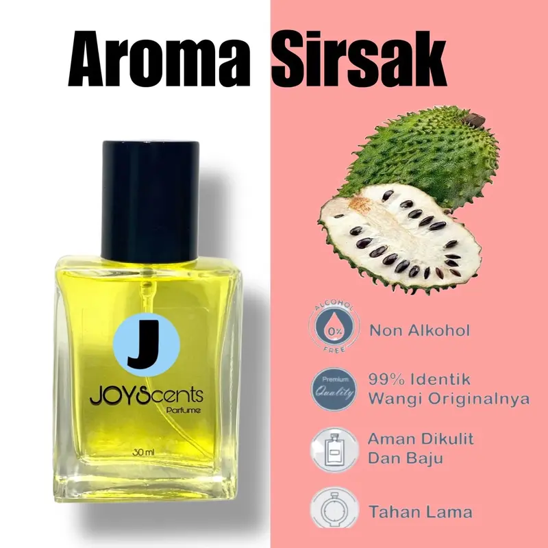 Parfum Eau De Parfum Aroma Sirsak Wangi 24 Jam Tahan Lama untuk Pria dan Wanita - Perempuan, Wanginya Perfume Terwangi Laki-Laki 0