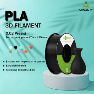Creality PLA 1.75 mm 3D Filament Presisi Tinggi 0.02mm untuk Printer FDM 300mm/s Tidak Melengkung & Mudah Dicetak