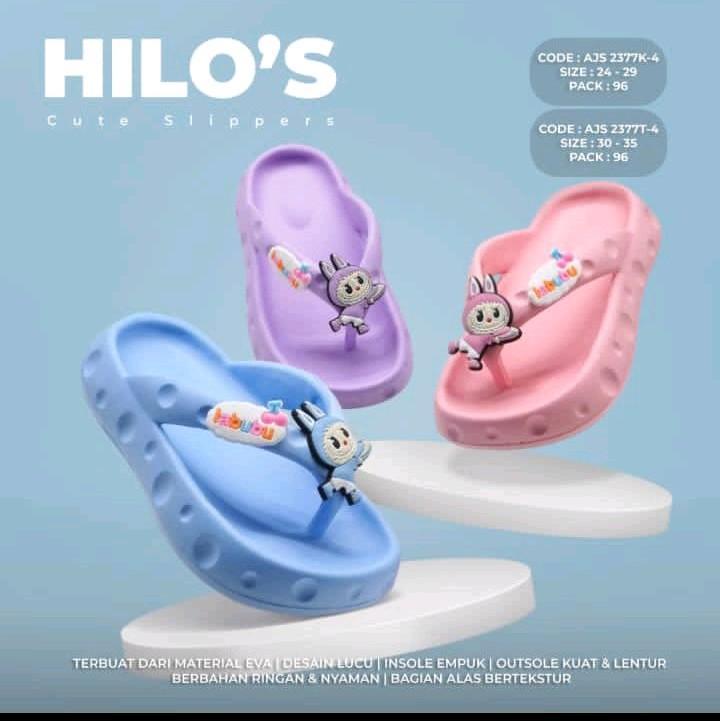 SANDAL HILOS 2377/Sandal Anak Labubu Perempuan Model Hilos 2377 - Fashion/SANDAL ANAK PEREMPUAN/SANDAL JAPIT ANAK PEREMPUAN 0