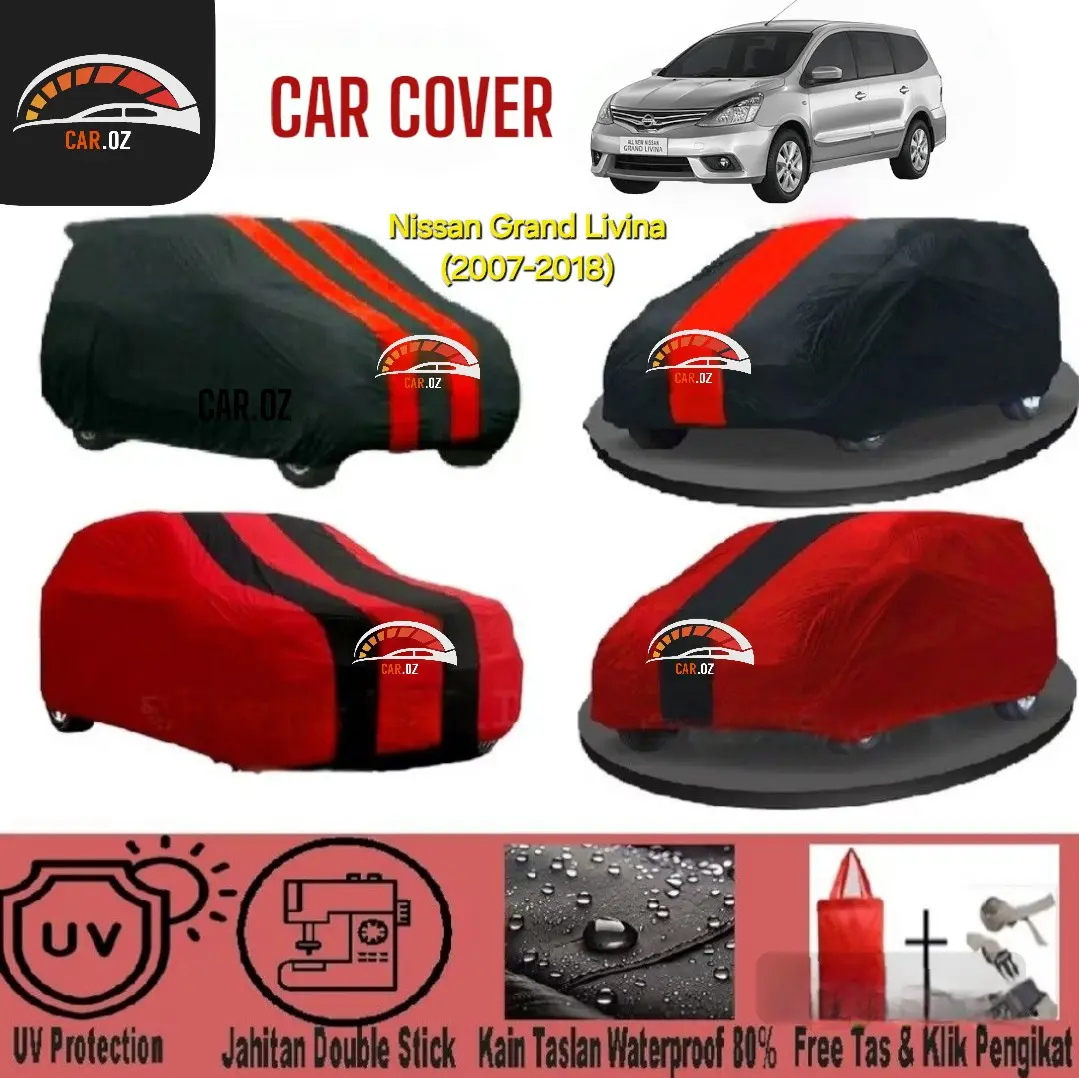 Premium Car Cover Sarung Mobil Mantel Mobil Nissan Grand Livina Old (2007-2018) Indoor Outdoor High Quality Terbaik