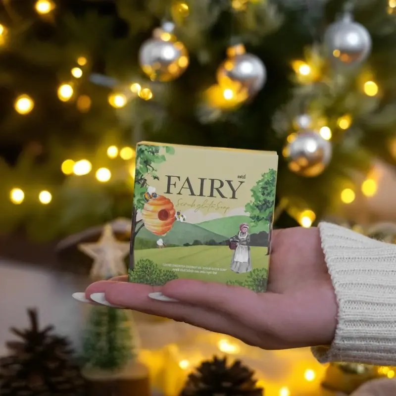 FAIRY SCRUB GLUTA SOAP ORIGINAL HQ NEW PACKAGING